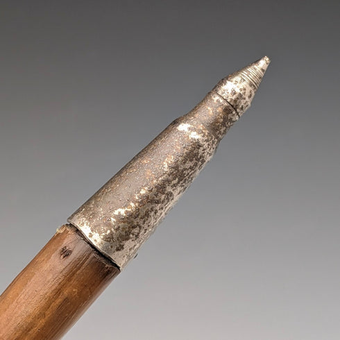 復古歐洲之旅彎柄旅遊手杖棕褐色桿 90 厘米