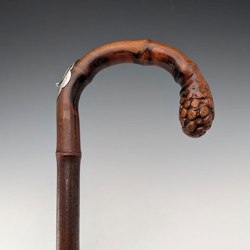 20 世紀早期英國古董竹製馬柄手杖,長 91 公分 Jonathan Howell