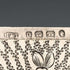 1863年 英国アンティーク フローラル彫刻 純銀製カードケース 57g Hillard&Thomason