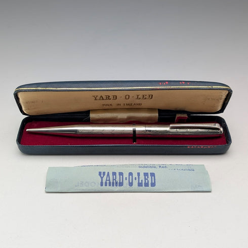 1975 英國 Yard O' Red 純銀推拉鉛筆(附盒子)
