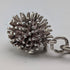 1912 British antique sterling silver Albert chain 50g hedgehog fob