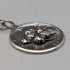 Circa 1900 British antique sterling silver Albert chain 51g horse medal fob