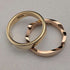 Nordic Georg Jensen 2-row fusion K18 gold ring 8.8g (size 9-10) ring with case