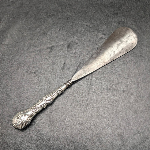 【ご注文品】1885年頃 英国アンティーク 純銀ハンドル シューホーン 靴べら