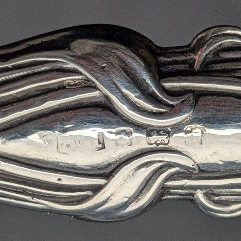 【ご注文品】1885年頃 英国アンティーク 純銀ハンドル シューホーン 靴べら