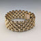 Swiss Vintage Gold Plated Panther Link Bracelet MGBM