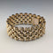 Swiss Vintage Gold Plated Panther Link Bracelet MGBM