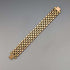Swiss Vintage Gold Plated Panther Link Bracelet MGBM