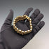 Swiss Vintage Gold Plated Panther Link Bracelet MGBM