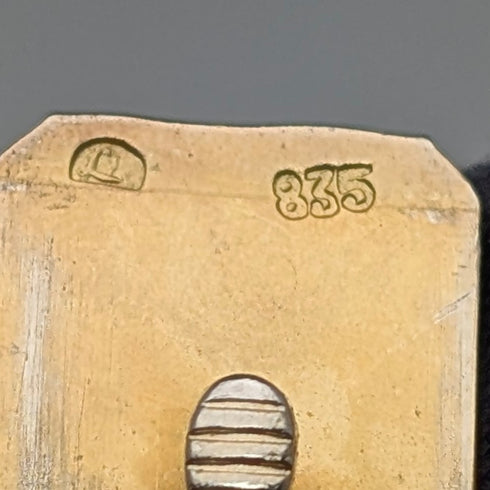 ヴィンテージ 835シルバー ゴールドメッキ フィリグリーブレスレット