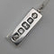 1977 British sterling silver jubilee ingot pendant and sterling silver chain, 35g total, Carr's