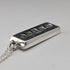 1977 British sterling silver jubilee ingot pendant and sterling silver chain, 35g total, Carr's
