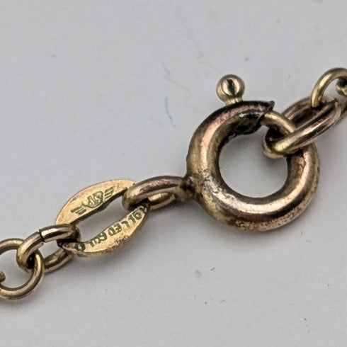 古董美國卷金項鍊 Speidel Friedrich