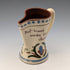 Antique British Mottoware Jug, Beige