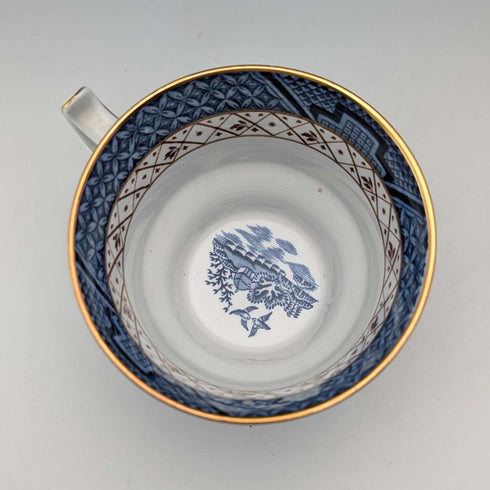 英國復古藍柳圖案杯碟架