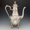 Antique French silver plate coffee pot