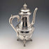 Antique French silver plate coffee pot