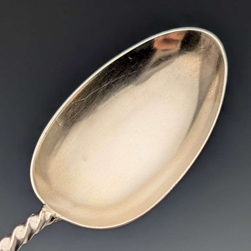 1891 年英國古董純銀使徒茶匙 6 件套,共 50 克,帶盒,George Unite