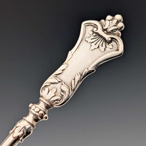 German antique 800 silver tea spoon set of 11, total 101g