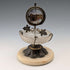 Antique Ormolu & Glass Pocket Watch Holder Accessory Tray