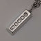 1977 British Britannia Silver Jubilee Ingot Pendant & Extra Thick Pure Silver Chain, 45.5g in total