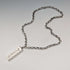 1977 British Britannia Silver Jubilee Ingot Pendant & Extra Thick Pure Silver Chain, 45.5g in total
