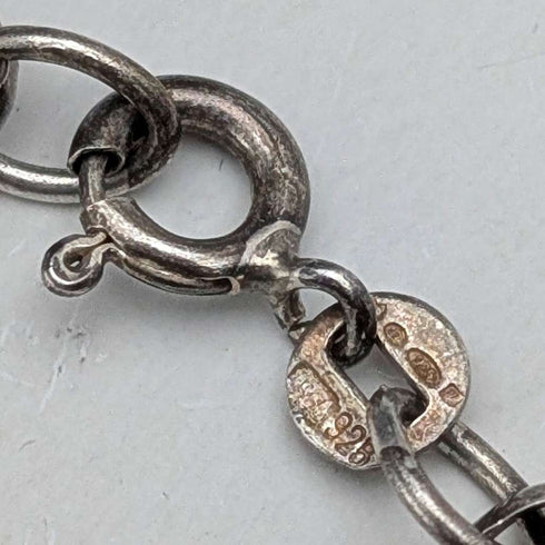 1977 British Britannia Silver Jubilee Ingot Pendant & Extra Thick Pure Silver Chain, 45.5g in total