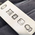1977 British Sterling Silver Jubilee Ingot Pendant & Sterling Silver Chain Total 19.3g RPB