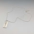 1977 British Sterling Silver Jubilee Ingot Pendant & Sterling Silver Chain Total 19.3g RPB