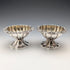 1820s British antique sterling silver salt dish pair, total weight 230g, Barnard family