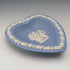 Vintage British Wedgwood Jasperware dish pair in pale blue