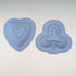 Vintage British Wedgwood Jasperware dish pair in pale blue