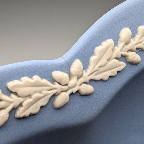 英國復古韋奇伍德碧玉餐具一對淡藍色