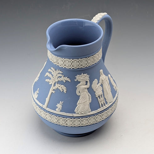 英國復古 Wedgwood Jasperware 淡藍色水壺