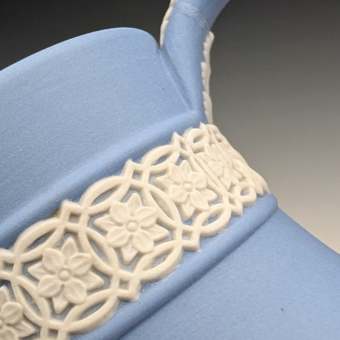 英國復古 Wedgwood Jasperware 淡藍色水壺