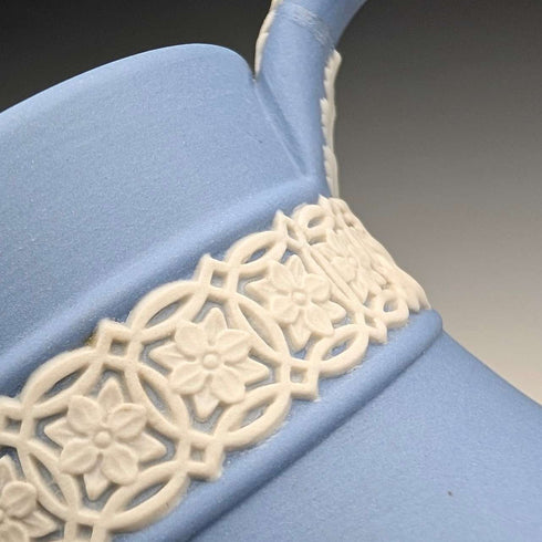英國復古 Wedgwood Jasperware 淡藍色水壺