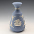 British vintage Wedgwood Jasperware vase in pale blue