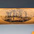 Set of 5 late Victorian British antique wooden mauchlineware