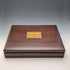 1977 British sterling silver jubilee ingot set of 25, 641g total, in wooden box, John Pinches