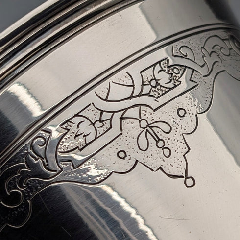 約 1900 年德國古董 800 銀燒杯杯 146 克 David Kugelmann