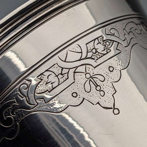 Circa 1900 German antique 800 silver beaker cup 146g David Kugelmann