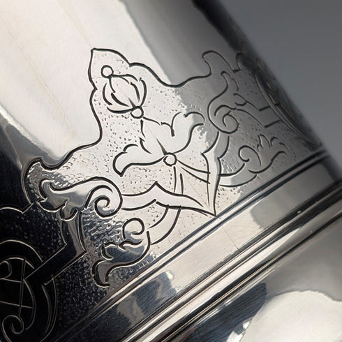 約 1900 年德國古董 800 銀燒杯杯 146 克 David Kugelmann