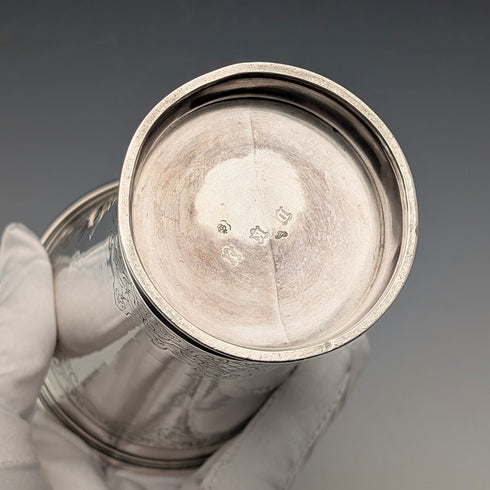 約 1900 年德國古董 800 銀燒杯杯 146 克 David Kugelmann