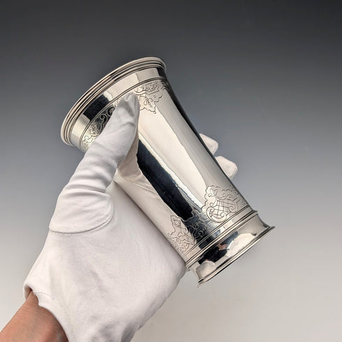 約 1900 年德國古董 800 銀燒杯杯 146 克 David Kugelmann