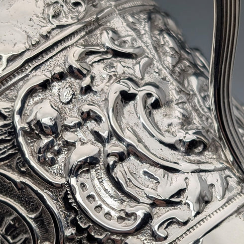 1900年頃 英国アンティーク シルバープレート製 マグカップ JP&S