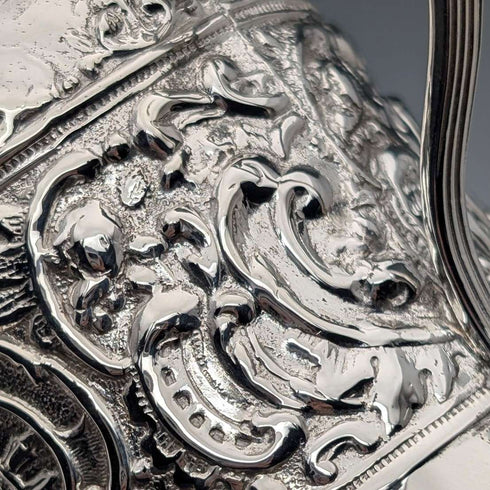 1900年頃 英国アンティーク シルバープレート製 マグカップ JP&S