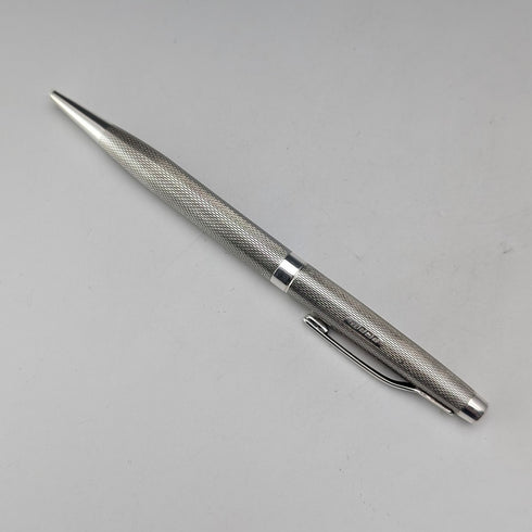1989 British Vintage Sterling Silver Push-Pull Mechanical Pencil SJ Rose & Son