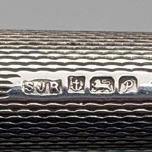 1989 British Vintage Sterling Silver Push-Pull Mechanical Pencil SJ Rose & Son