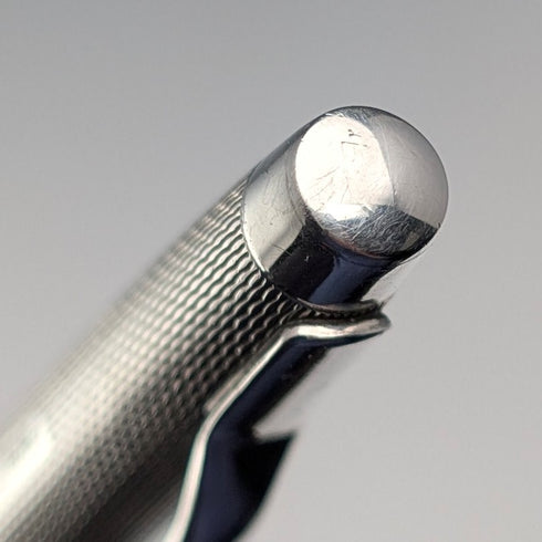 1989 British Vintage Sterling Silver Push-Pull Mechanical Pencil SJ Rose & Son