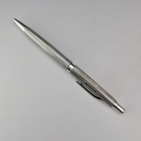 1989 British vintage sterling silver ballpoint pen SJ Rose & Son